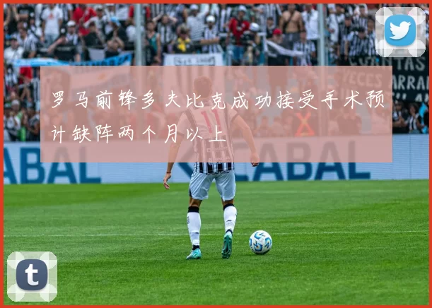 罗马前锋多夫比克成功接受手术预计缺阵两个月以上
